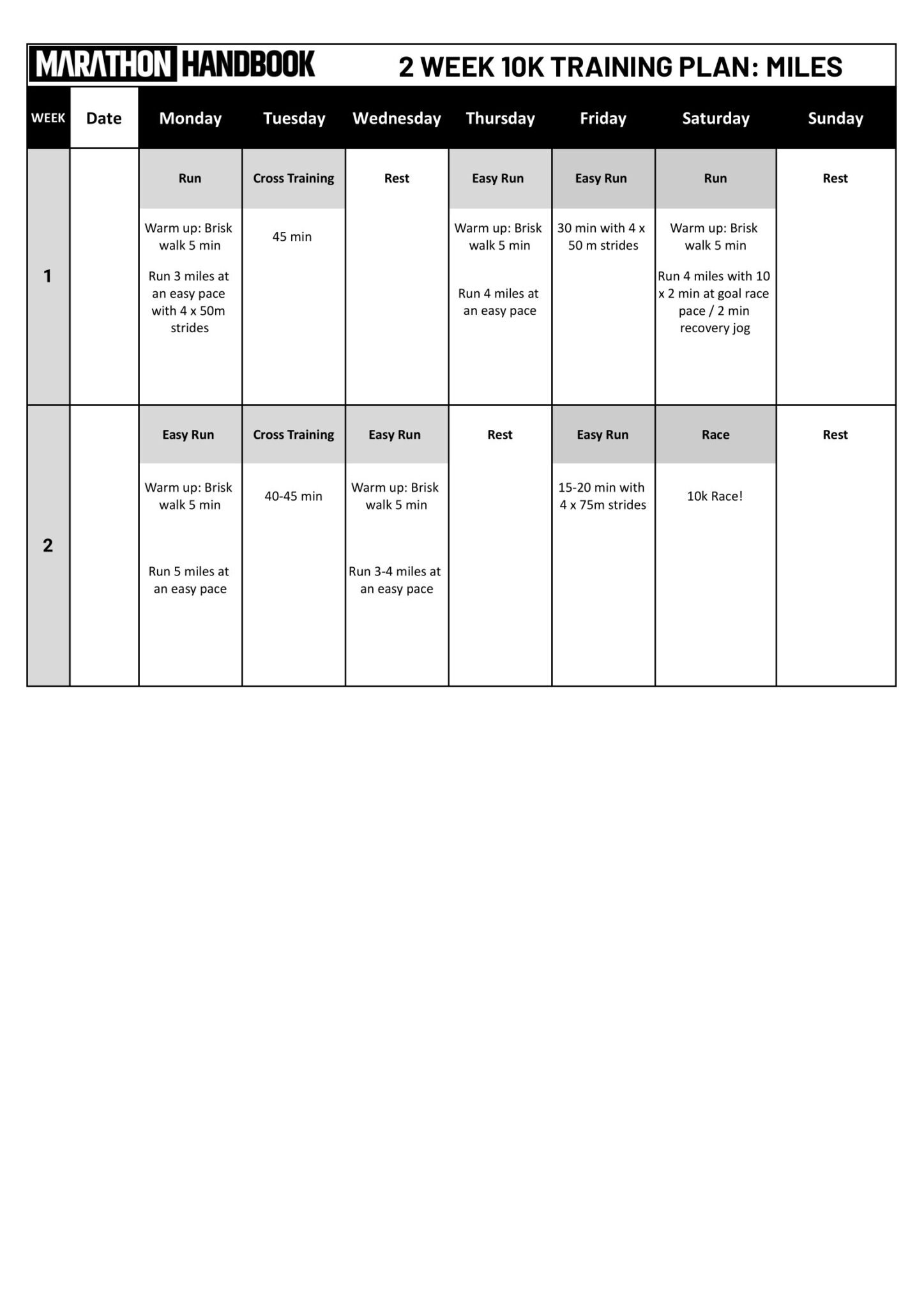 2-week-10k-training-plan-complete-training-guide