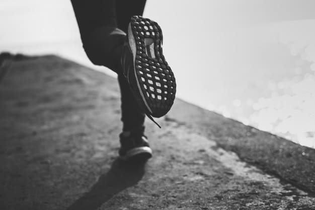Marathon runner shoes
