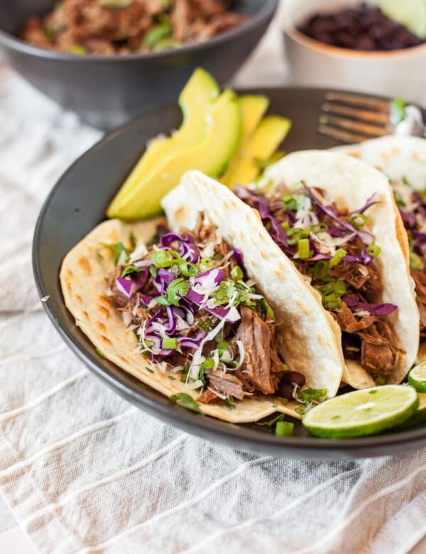 Instant Pot Shredded Beef Tacos