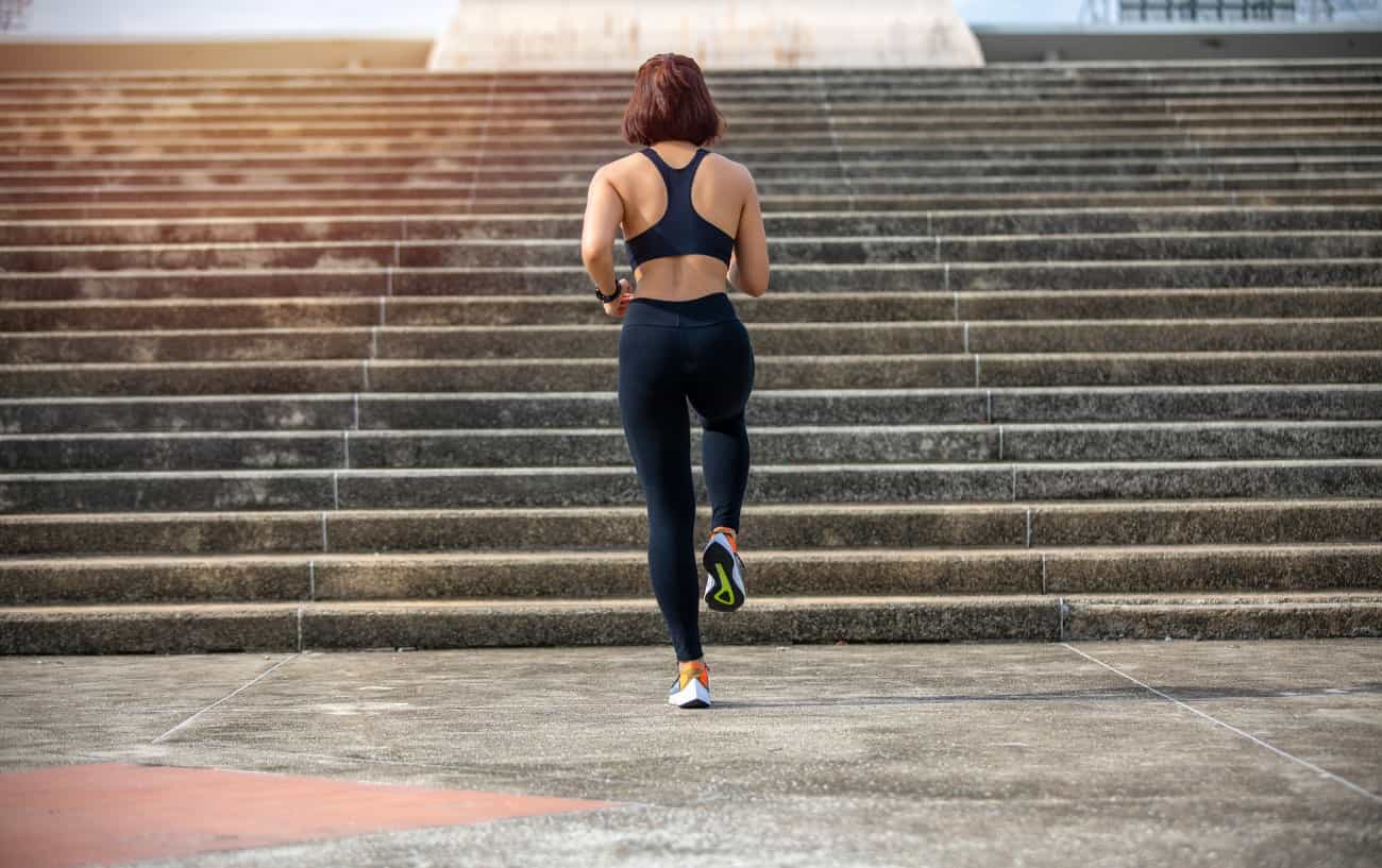 Up and down online stairs workout