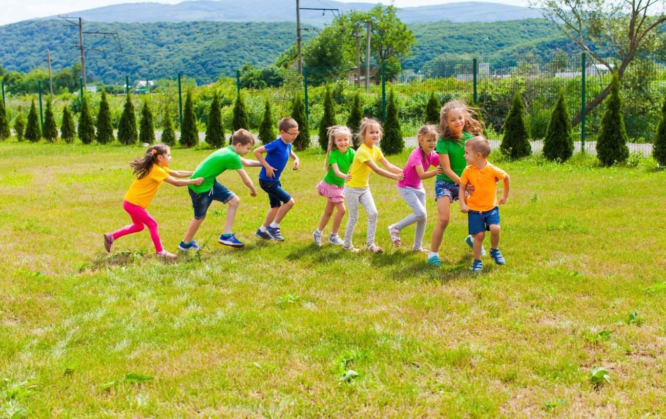 Kids Playing Outdoor Games