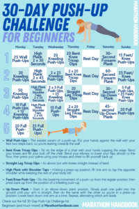 30 Day Push-Up Challenge For Beginners