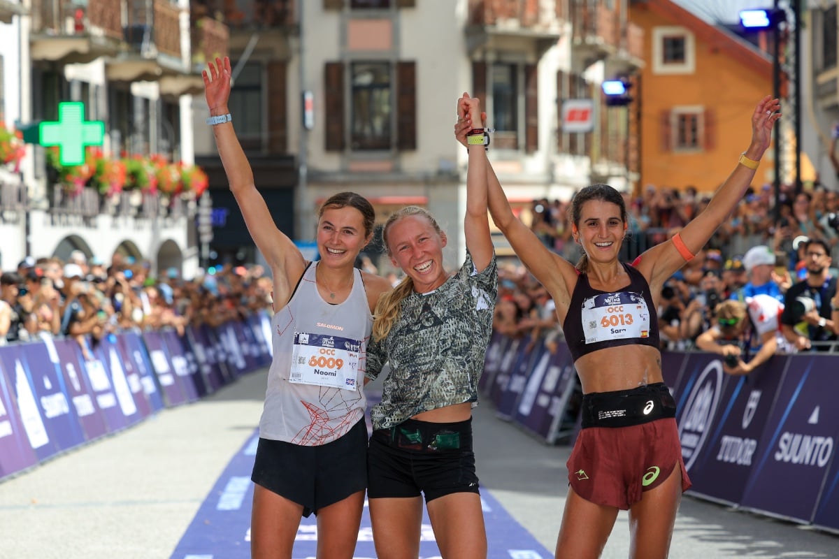 Lauren Gregory Runs Down Naomi Lang in the Last Kilometer of the OCC at UTMB 1