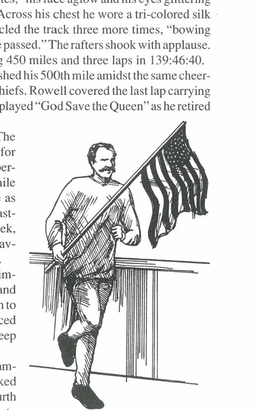 Rowell wins the third Astley Belt race in convincing fashion. (Illustration by Dianna Porter)
