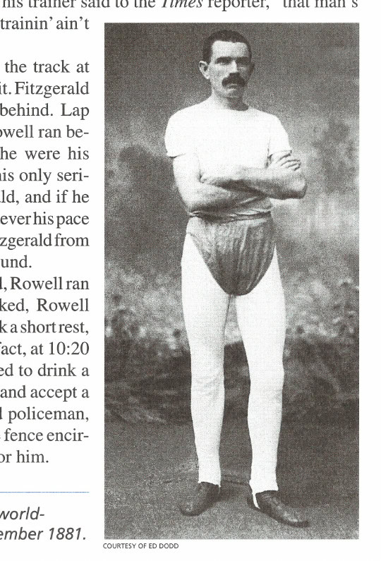 The Great Six-Day Races 12 Patrick Fitzgerald after his world-record performance in December 1881. Courtesy of Ed Dodd