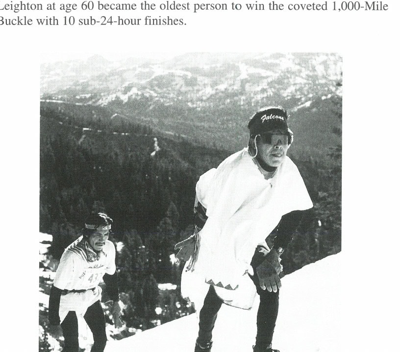 The History of Western States 43 1995 marked the Western States debut of the Tarahumara Indians. Gabriel Bautista (wearing number 432) climbs Elephant's Trunk (approximately mile 15) on his way to a third-place finish (behind Tim Twietmeyer and Ann Trason).