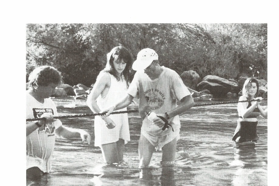 The History of Western States 36 Seventy-eight miles into Western States, runners traverse 200 feet of the North Middle Fork of the American River. In the "snow" years—1980, 1983, and 1995—runners were transported across by boat.
