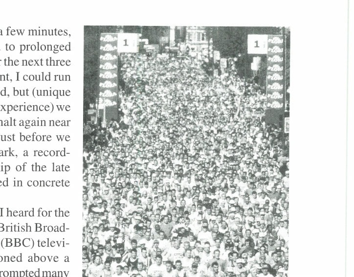 The start of the 1997 London Marathon. © Mark Shearman