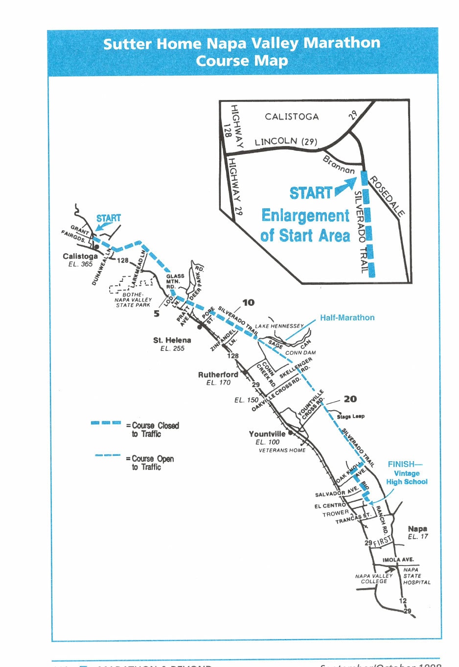 Sutter Home Napa Valley Marathon 13 Sutter Home Napa Valley Marathon Course Map