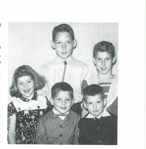 The Ultimate Run of Doug Davis 12 Doug (lower right corner) with five of his six siblings.