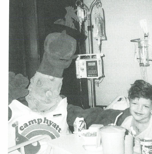 Scott ended up in a local hospital instead of at the race during his trip to the 1995 Big Sur International Marathon. Courtesy of the Ritchey Family.