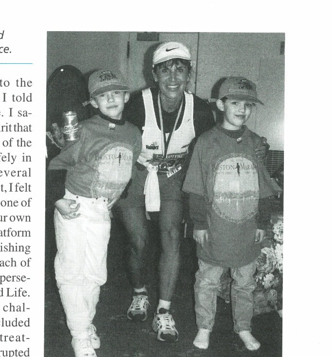 Gayle with Scott and Carolyn after the race.
