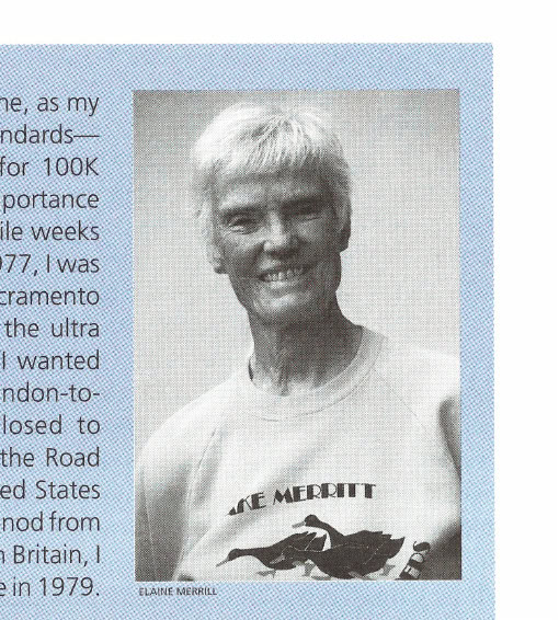 My Most Unforgettable Ultramarathon 9 Ruth Anderson. Photo by Elaine Merrill.