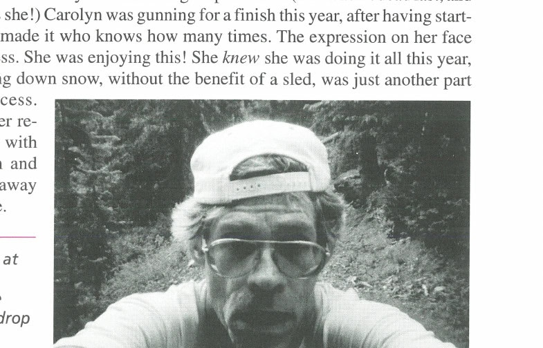 The author at the exact moment he decides to drop out of the Hardrock 100.