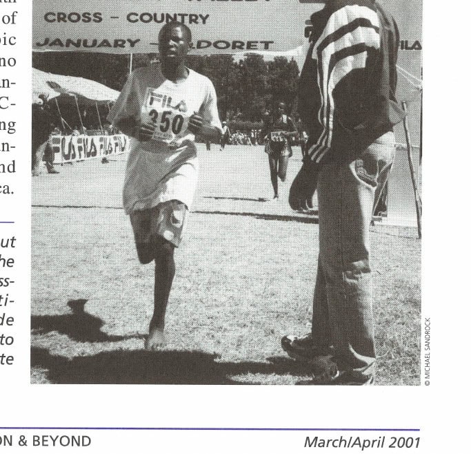 Running With the Kenyans 12 Many are called, but few are chosen in the Fila-sponsored cross-country competitions that decide who will advance to be trained in elite camps.