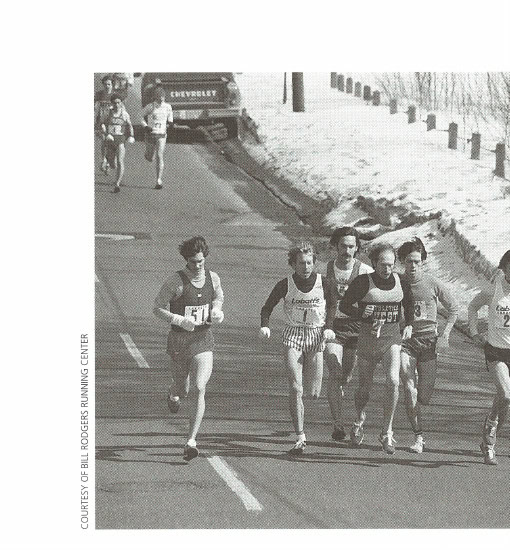 Marathon Lessons from the "King of the Roads" 11 Rodgers (#1) hammers in the Holyoke, MA, Thanksgiving Day Road Race in the mid 1970s.