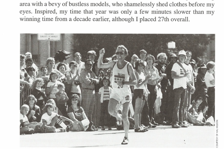 Chicago Turns 25 12 Hal Higdon in his Mayor Daley Marathon uniform en route to a 2:39:40 in the second Mayor Daley Marathon.