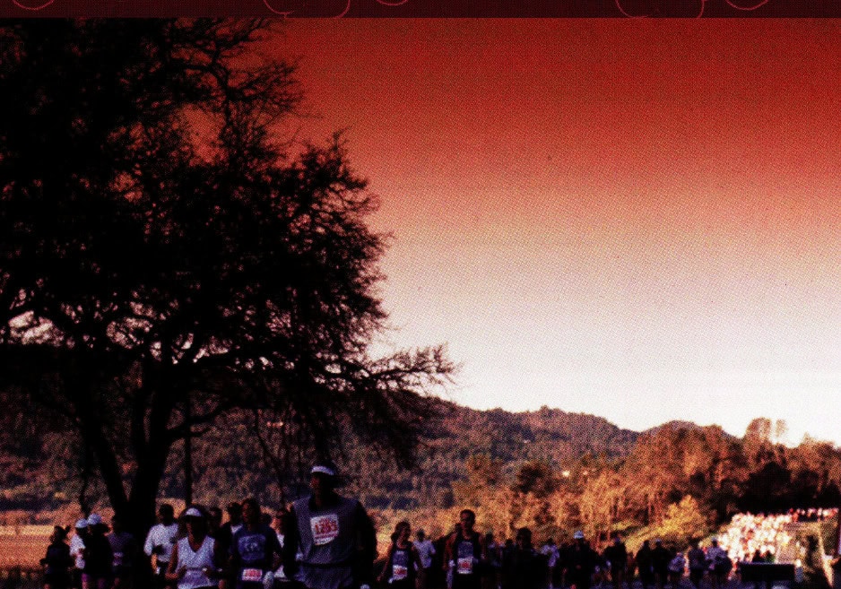 My Most Unforgettable Marathon 12 Runners on course at the Napa Valley Marathon.