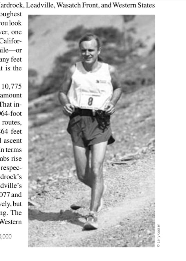 The author still smiling at 10,000 feet on the Baldy Peaks course.