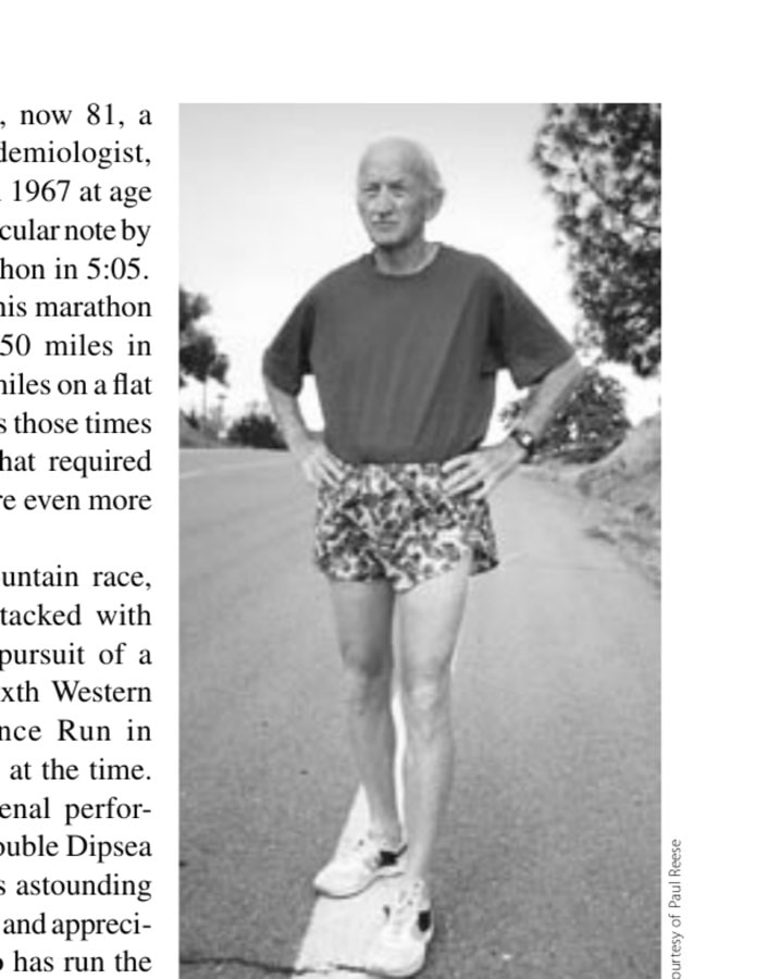 Paul Reese has been a legend in California running circles.