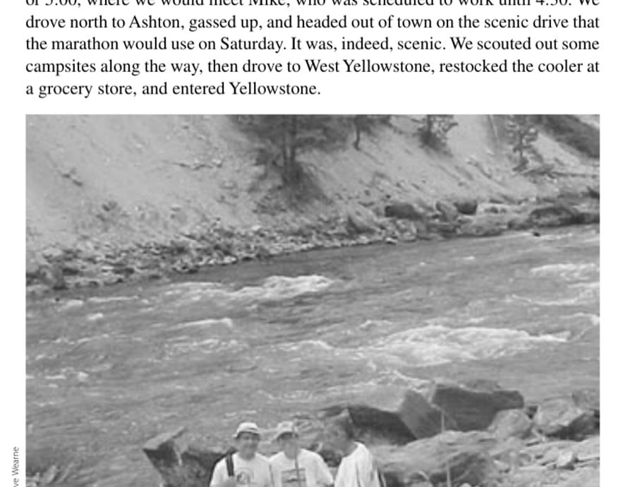Turnaround at Yellowstone River on the Seven-Mile trail.