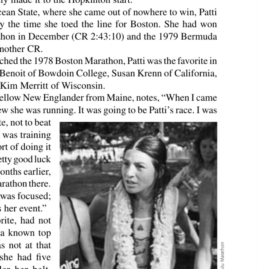 Run to Salvation 24 Patti after her 1978 Honolulu Marathon win.
