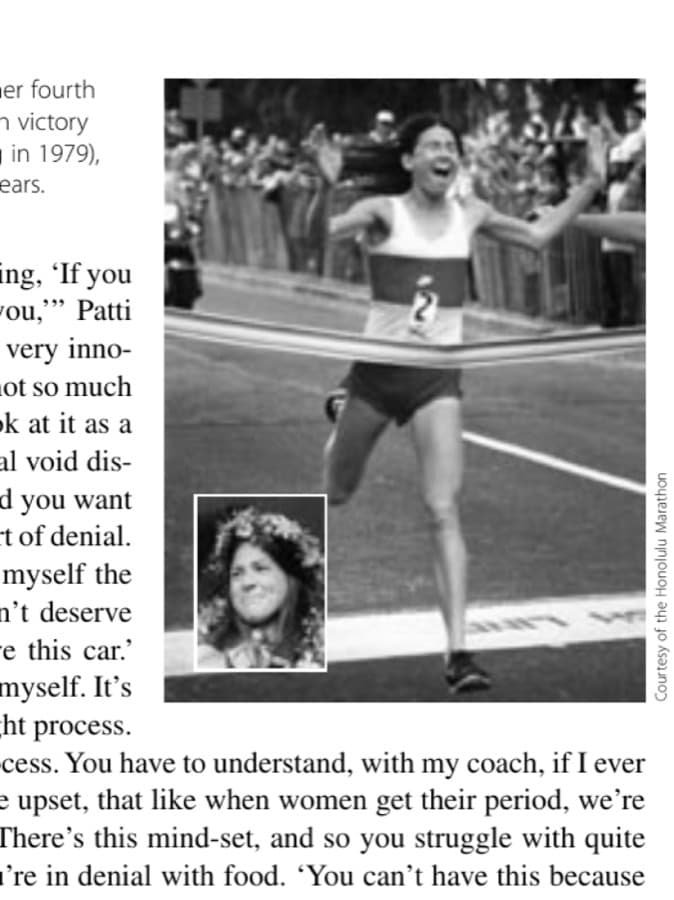 Run to Salvation 26 Patti closed out 1981 with her fourth consecutive Honolulu Marathon victory (inset shows Patti after winning in 1979), but injuries plagued her next years.