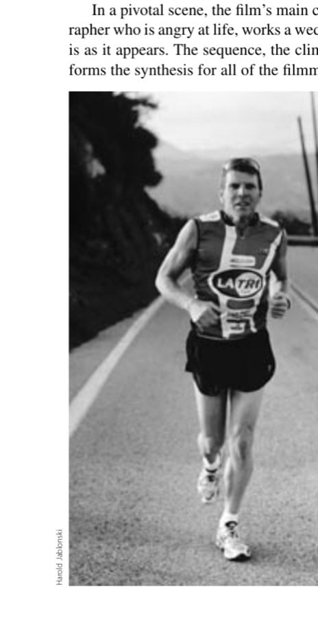 Tim Bomba training for the 2005 Florida Half Ironman Triathlon.