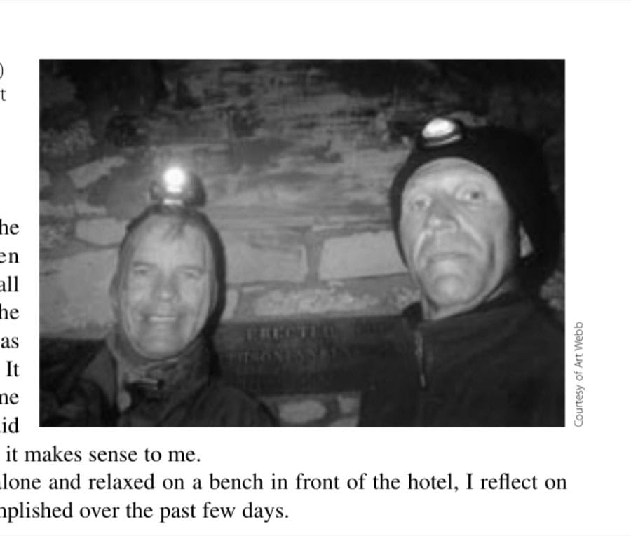 See You On the Mountaintop 12 Sweetest: Art (left) and Marshall Ulrich at the stone cabin atop Mt. Whitney.