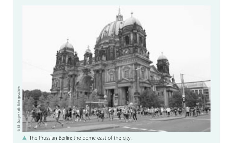 The Prussian Berlin: the dome east of the city.