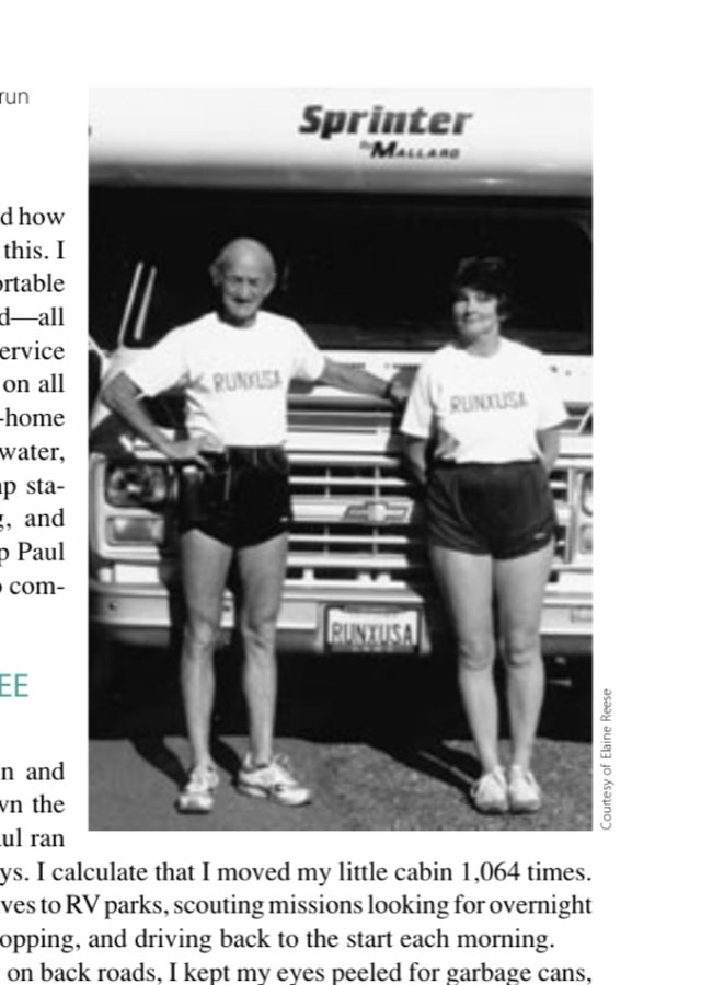 Paul Reese’S Run Across The Usa 8 Paul and Elaine start their run across the United States.