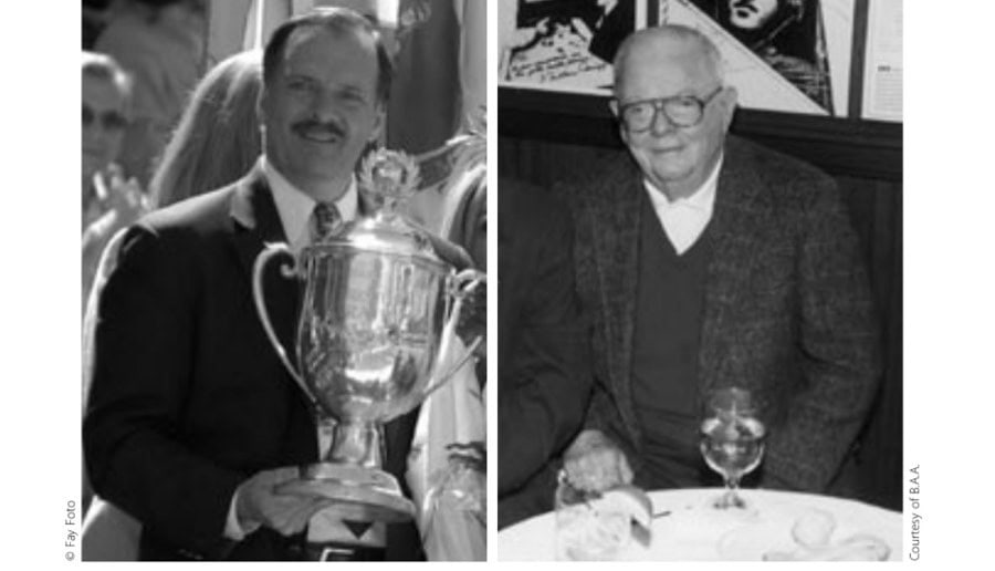 Tale Of Two Bostons 6 Guy Morse (left) serves as successor to long-time race director Will Cloney.