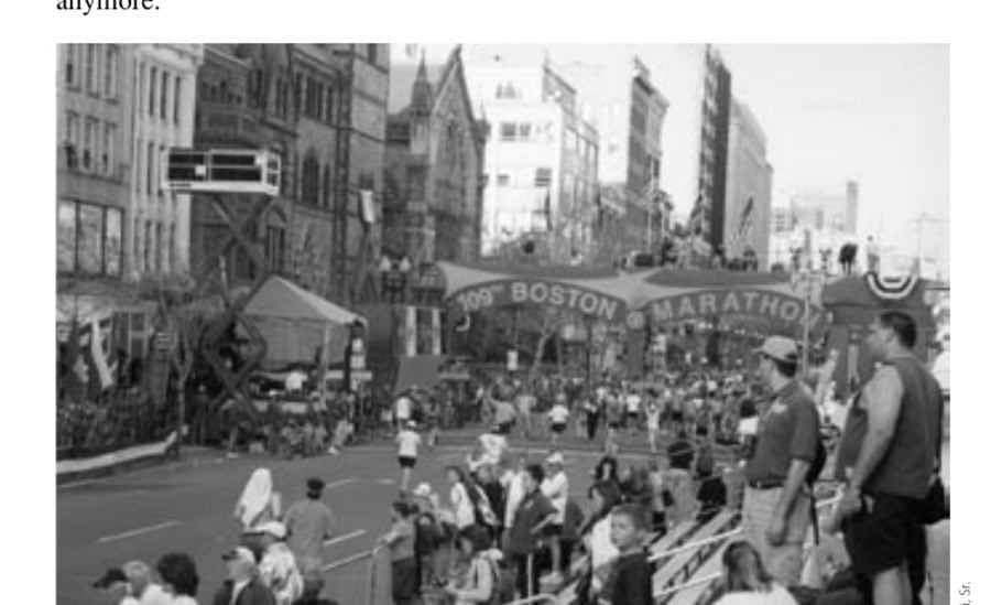 The Boston Marathon is "the largest single-day sporting event for media credentials in the world, annually, except for the Super Bowl," notes the B.A.A.'s Guy Morse.