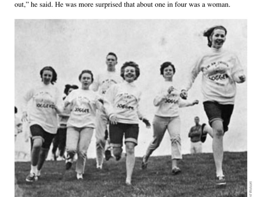 In The Beginning 6 Many of the first female joggers were University of Oregon sorority girls.