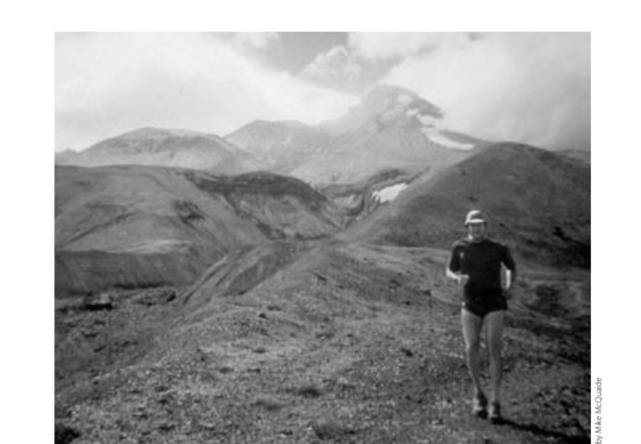 On the Pumice Plain, the mountain finally shows her face.