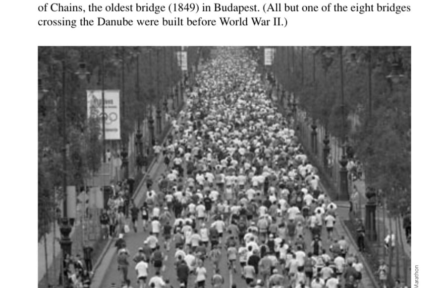 The miles of the course that do not run along the Danube River run along tree-shaded boulevards.