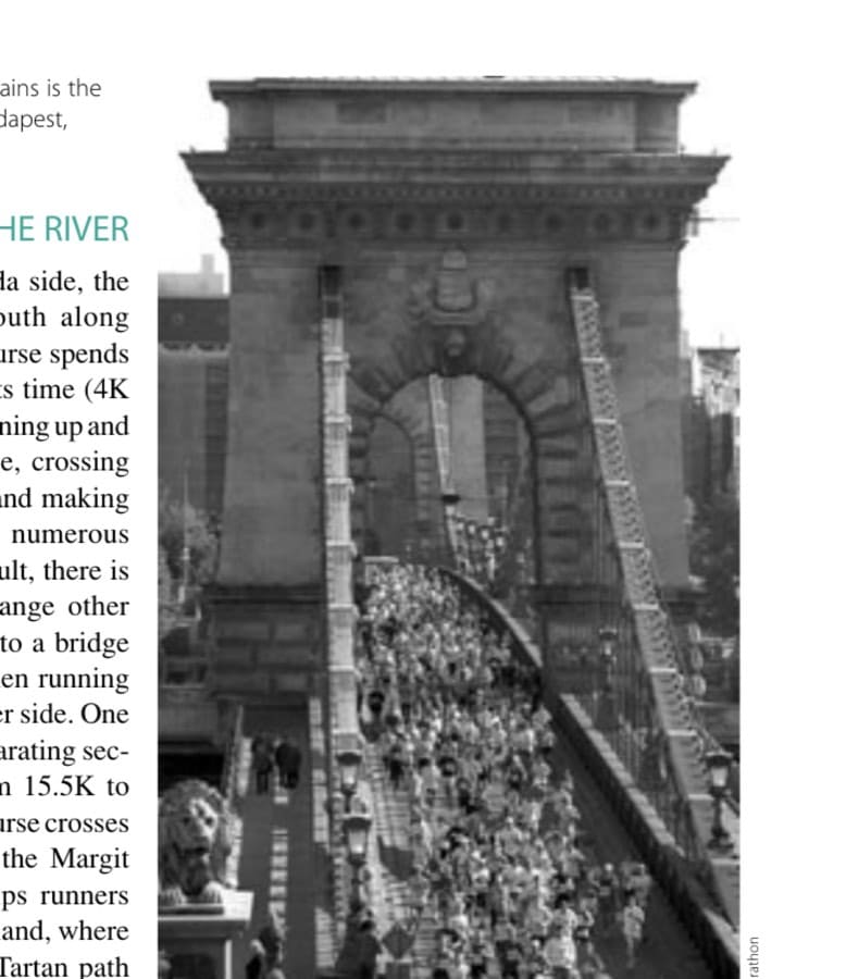 The Bridge of Chains is the oldest bridge in Budapest, dating to 1849.