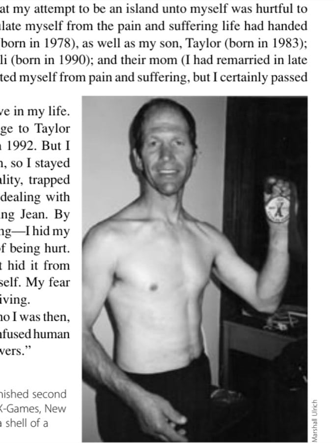 Transformation Of An Adventure Runner 24 Marshall after his team finished second in the 1995 Eco-Challenge/X-Games, New England—succeeding, but a shell of a man . . . in many ways.