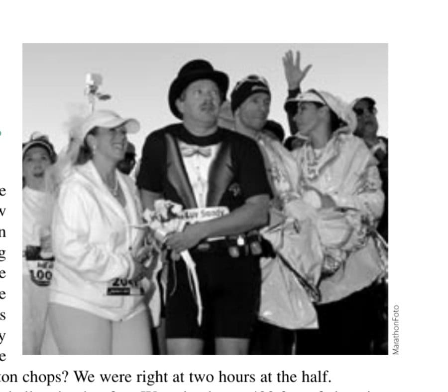 The New Las Vegas Marathon 7 At mile 5 two runners were married and 18 renewed their vows.