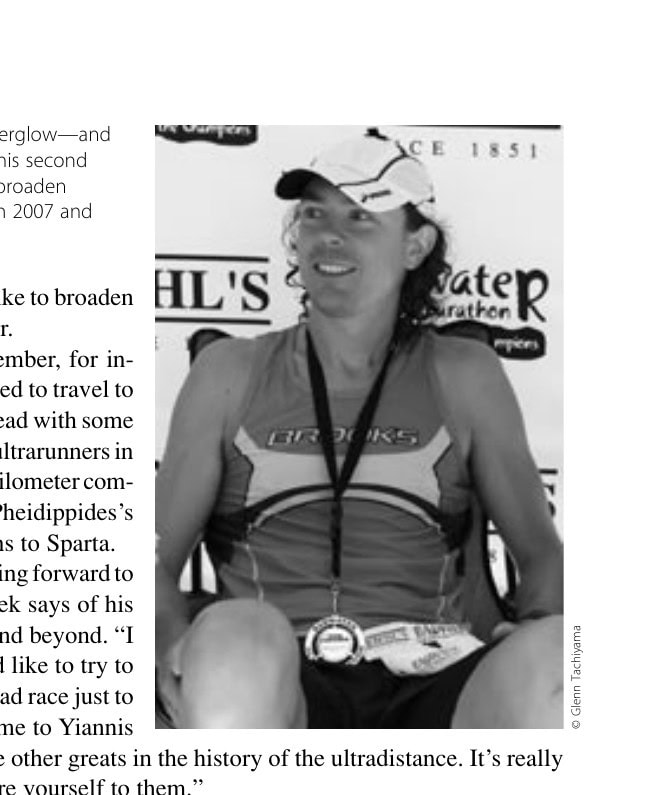 Scott Jurek 18 Jurek, basking in the afterglow—and shade—of Badwater after his second consecutive win, plans to broaden his ultrarunning horizons in 2007 and beyond.