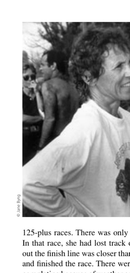 Matriarchs Of The Ultra 15 Well into her 50s, Sandy was very competitive at the national and international levels.
