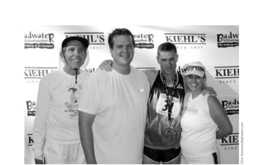 Team Konya (left to right) consisted of Karsten Solheim, Gary Roberts, Akos Konya, and Anissa Roberts.