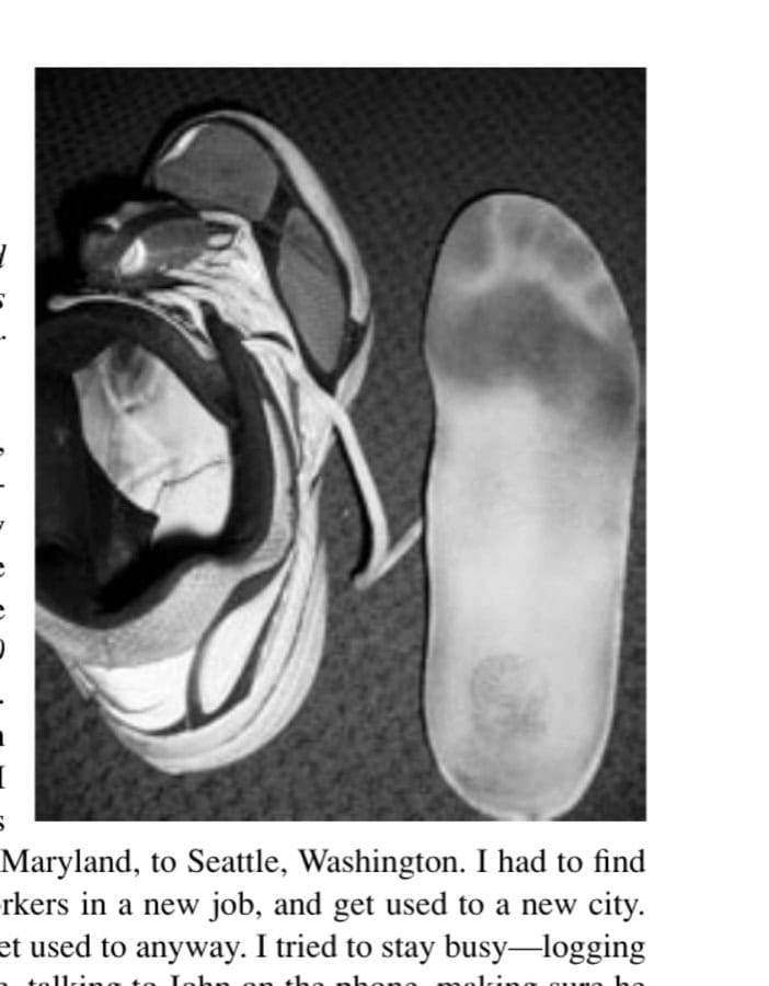 Tybee Island, Georgia—the last of 12 pairs of shoes averaging over 300 miles each.