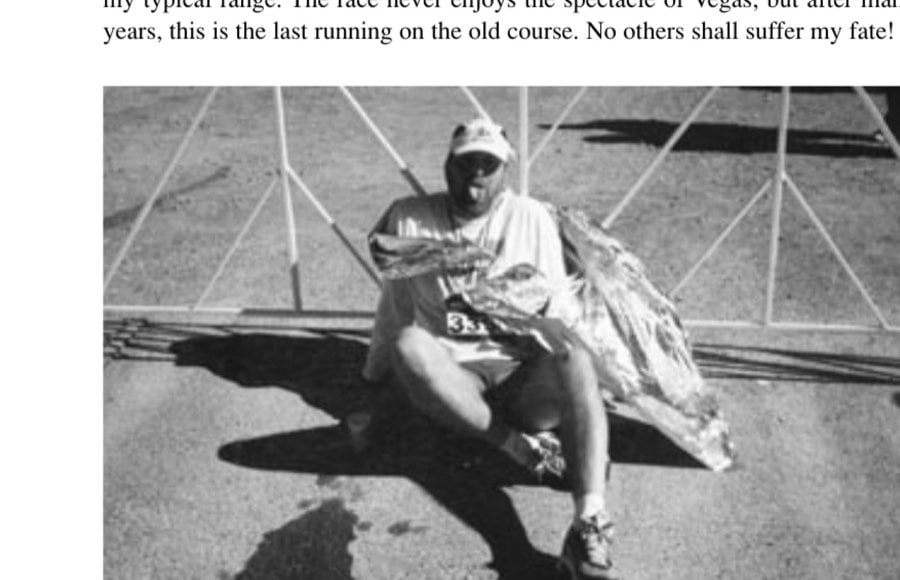 At Las Vegas '05, the author displays his terribly unskilled use of Mylar wrap while spitting out nearly five hours of dust.