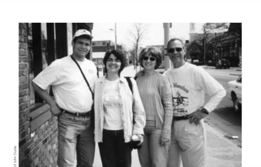 Breakfast with Marcella and my parents on marathon eve.