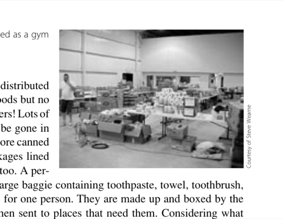 Rush To New Orleans 8 Warehouse that was intended as a gym in Slidell.