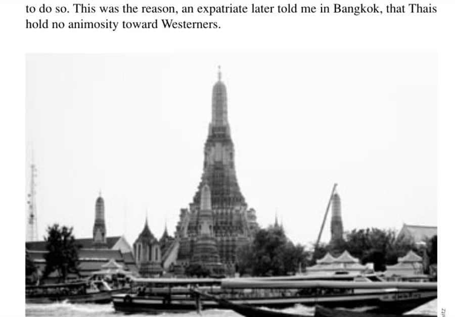 Ancient Thailand is never far from view in Bangkok: traditional river boats pass by Wat Arun, the Temple of Dawn.