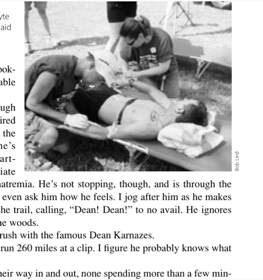 Confessions Of An Ultramarathon Skeptic 11 The author draws blood to check a runner's electrolyte levels at the Michigan Bluff aid station.