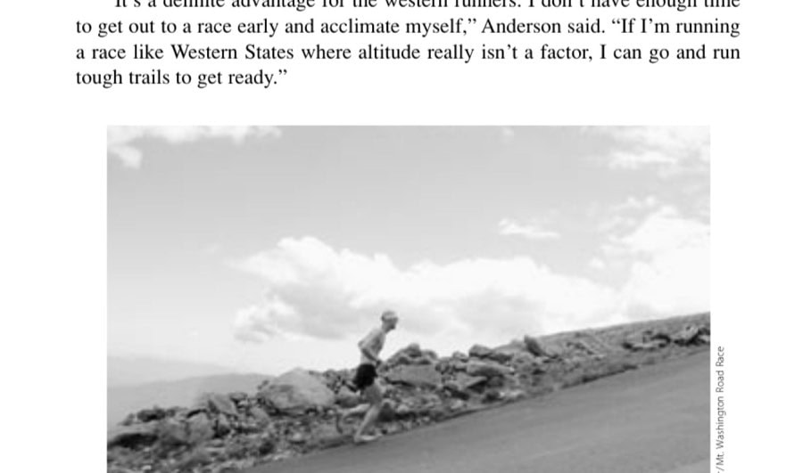 East Versus West Mountain Running 6 Paul Low, from Massachusetts, is a multiple top-five finisher of the grueling Mt. Washington Road Race.