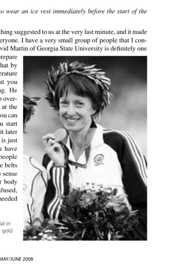 Having won a bronze medal in Athens, Deena is shooting for gold in Beijing.